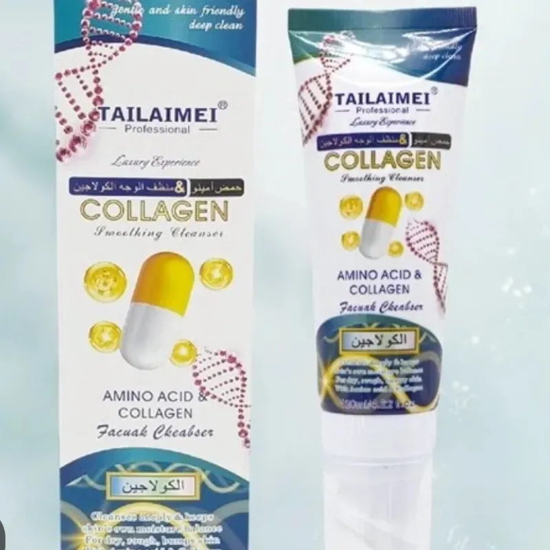 Espuma limpiadora con colágeno