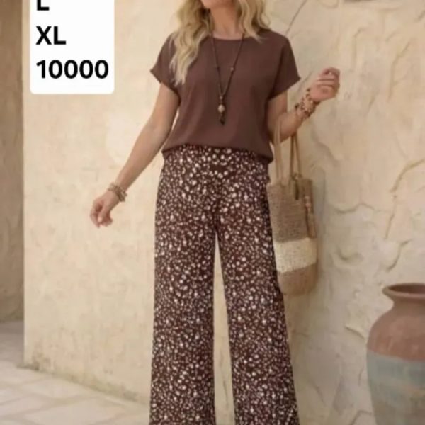 Conjunto café de pantaloneta