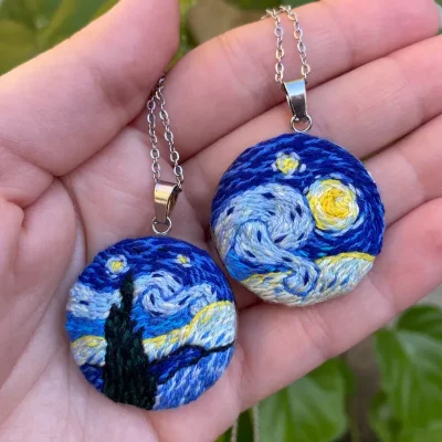 Collares noche estrellada