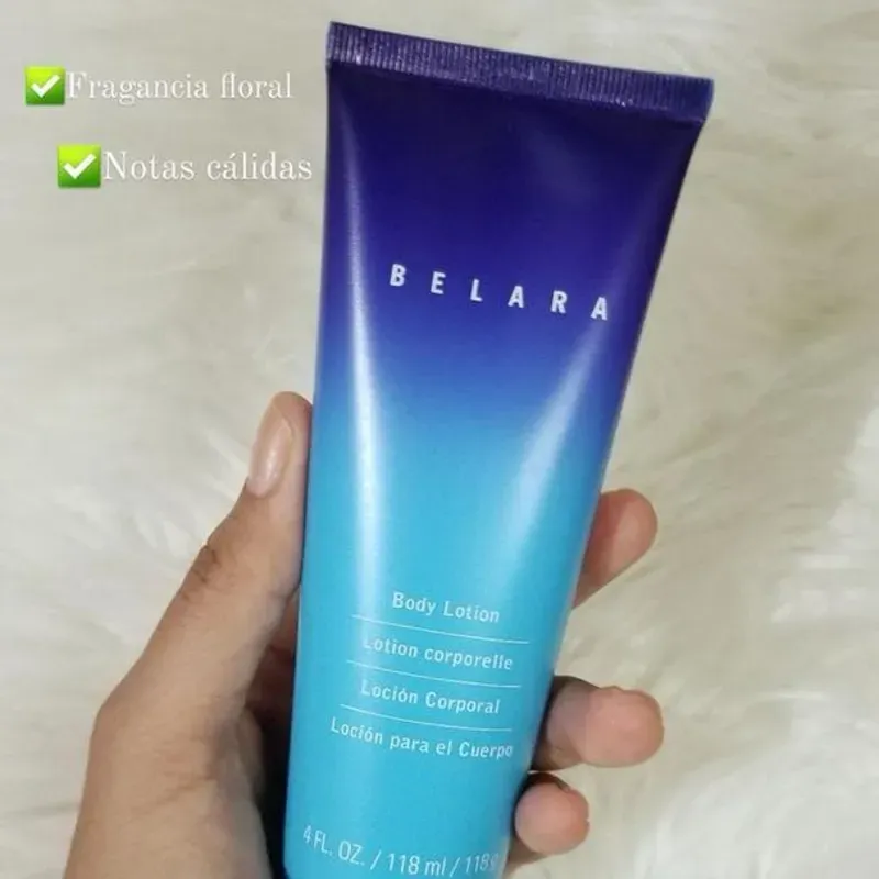 Locion corporal Belara®  Familia Olfativa: Floral Gourmand
