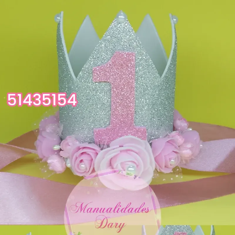 Coronita con rositas