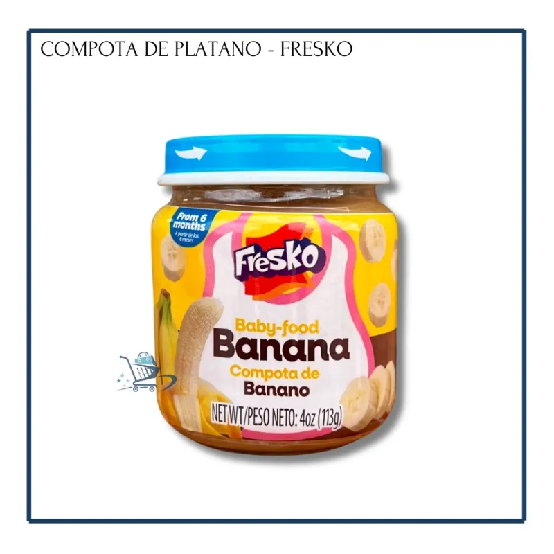 Compota de Plátano - Fresko (113g)
