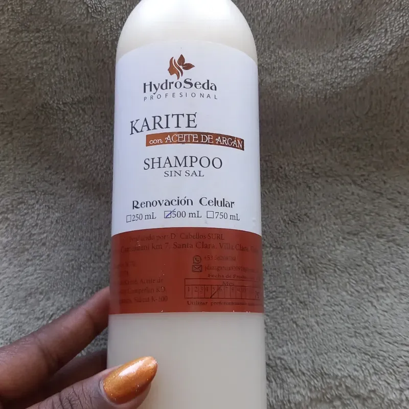 Champú de Karite y Argan 500ml