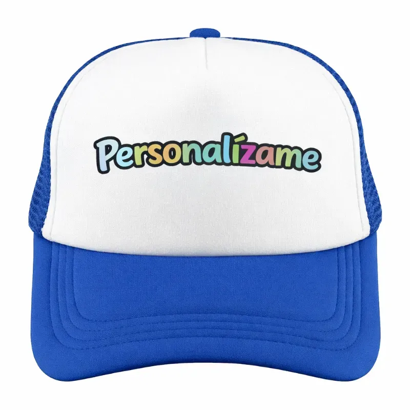 Gorra personalizable azul