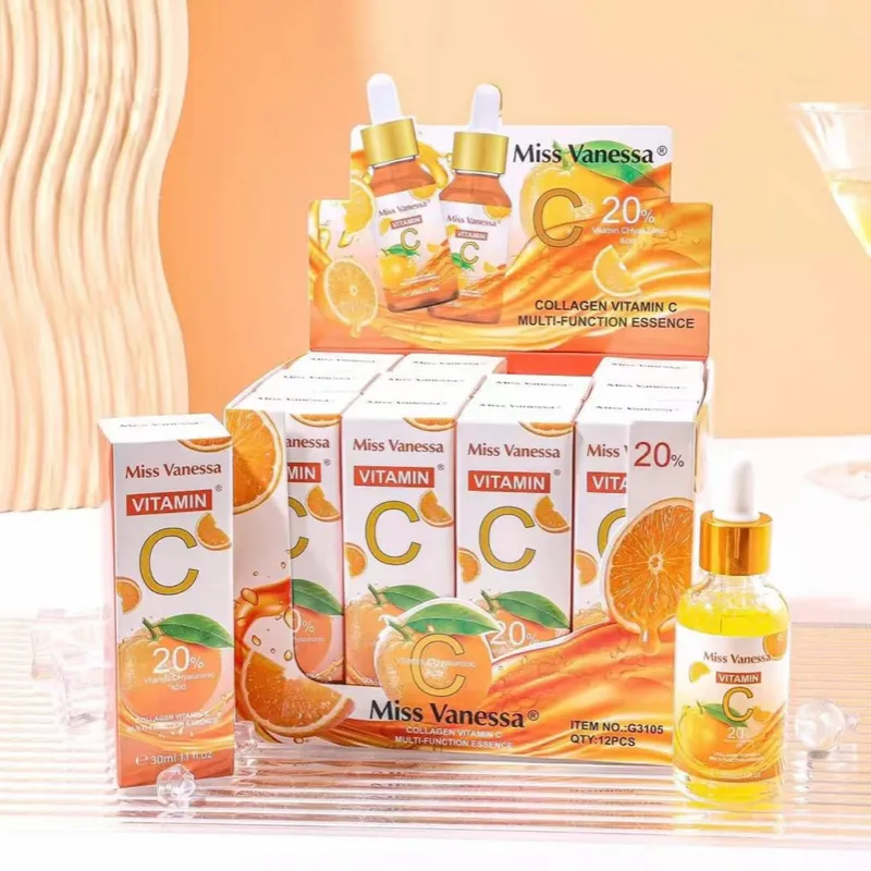 Serum de Vitamina C , Colágeno  y Ácido Hyaluronic Miss Vanessa