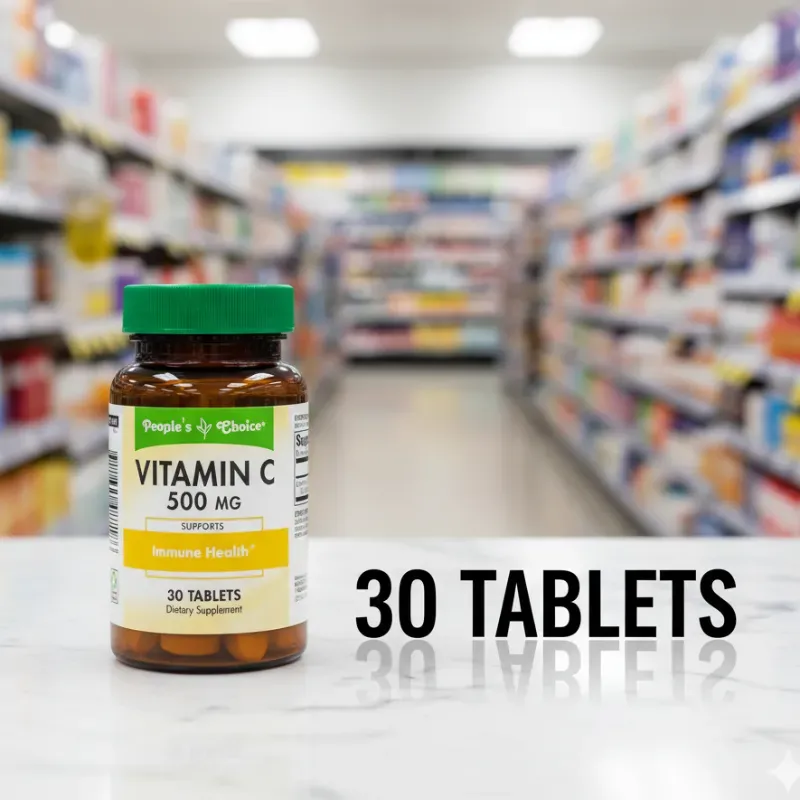 VITAMINA C(30t, 500MG) (VENCE 5,6-28)