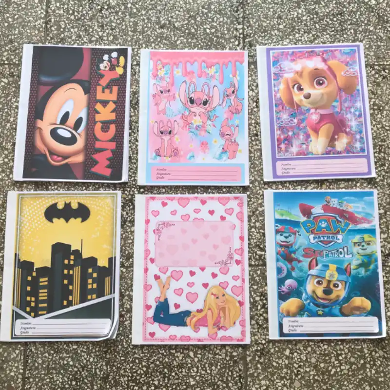 Libreta cuadriculada grande