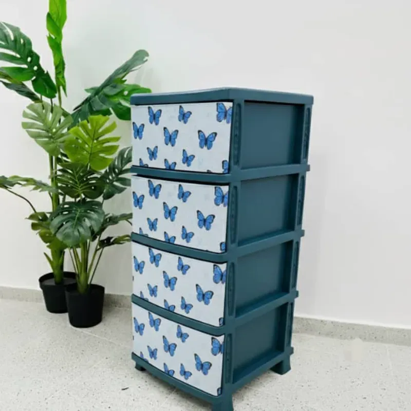 Gavetero plástico de 4 niveles