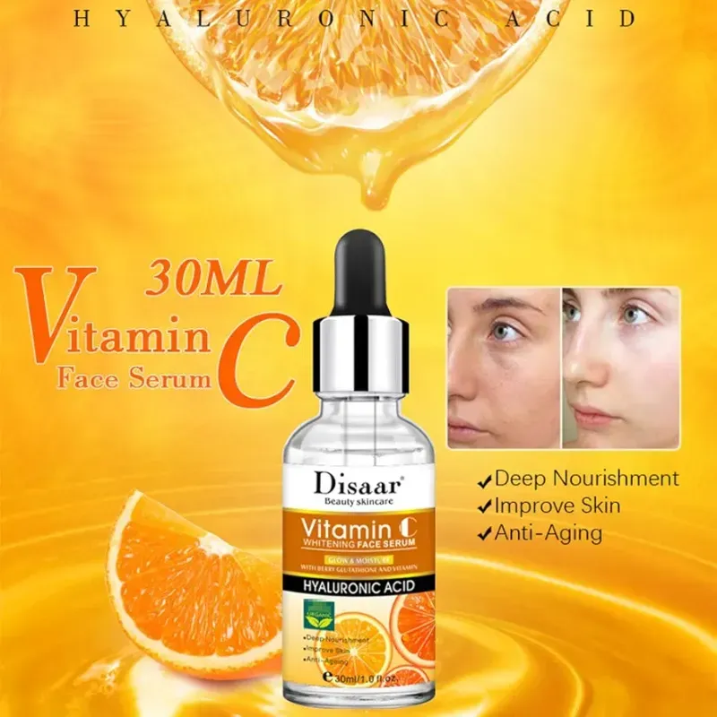 SÉRUM  DE VITAMINA C +ÁCIDO HIALURÓNICO