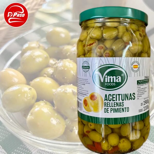 Aceitunas rellenas pimiento