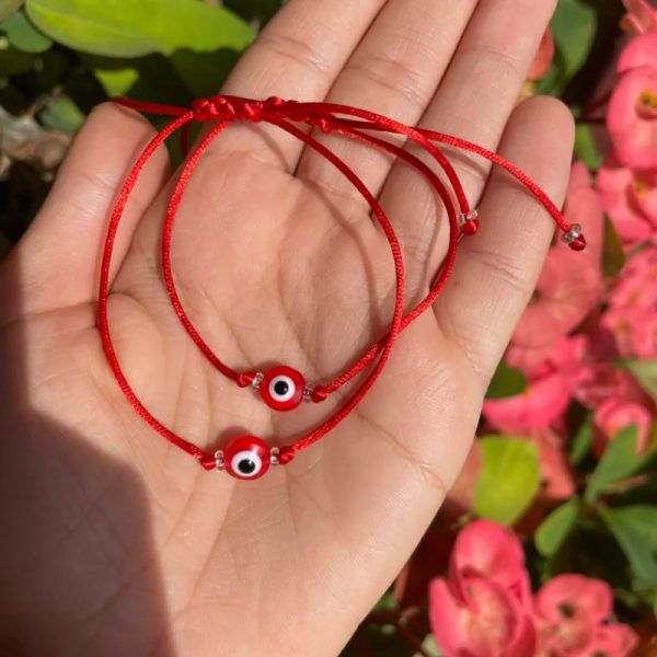 Pulseras sencillas con ojo turco