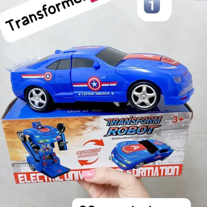 CARRO TRANSFORMER CAPITÁN AMÉRICA