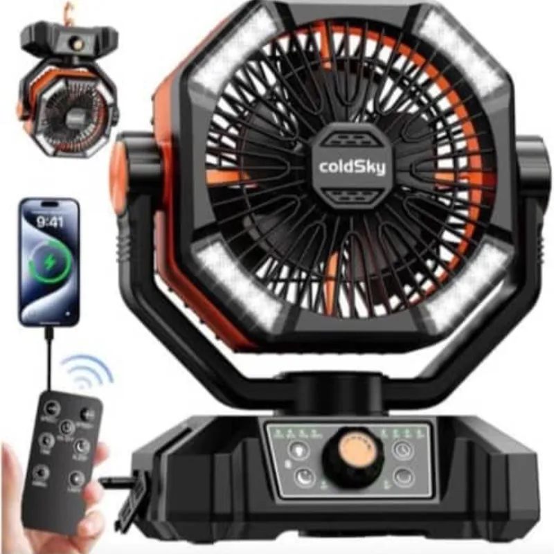 Ventilador recargable