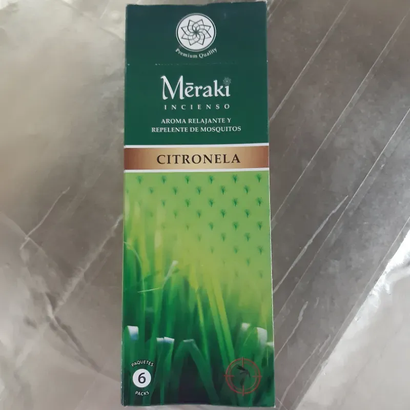 INCIENSO CITRONELLA 20 UNIDADES
