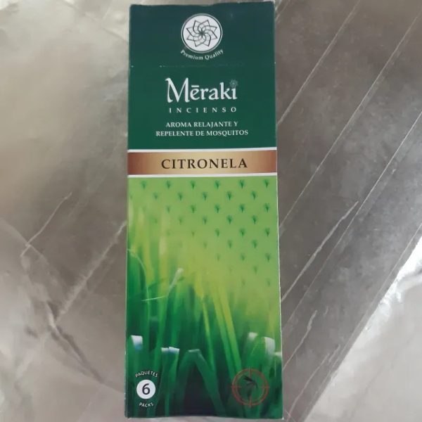 INCIENSO CITRONELLA 20 UNIDADES