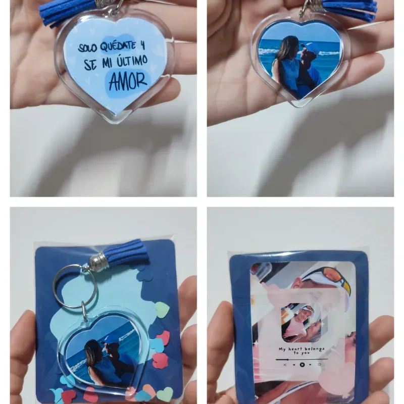  Llaveros de acrílico