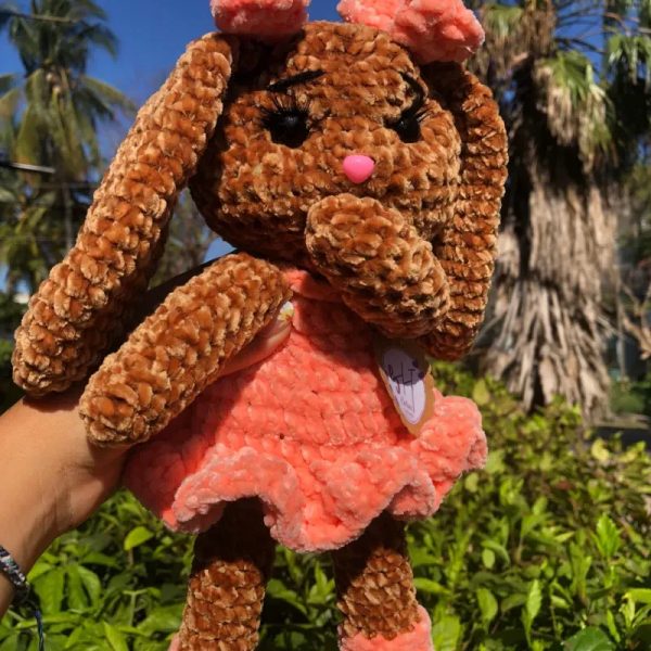 Amigurumi de coneja bailarina