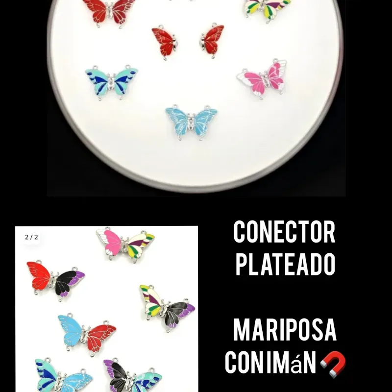 Conector mariposa imantada