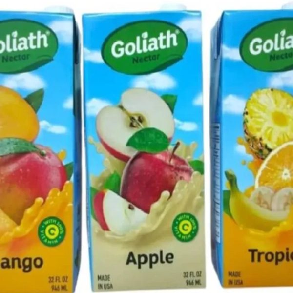 Cajas de jugo .