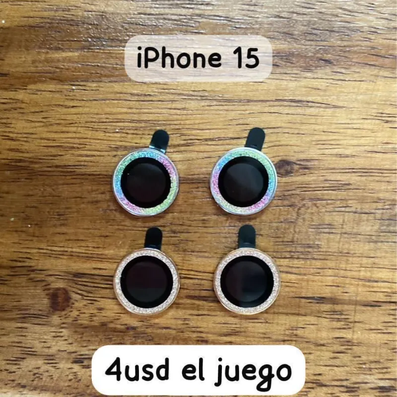 Protector de cámara iPhone 15