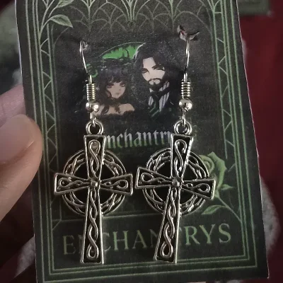 Aretes Encanto - Cruz antigua