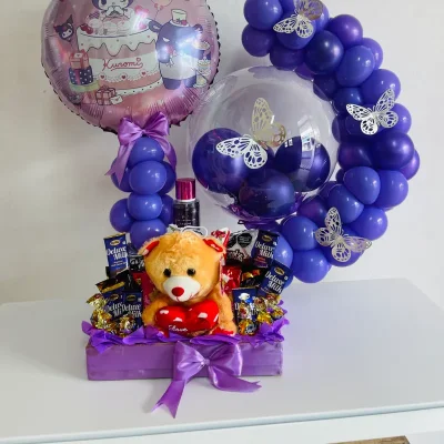 Regalo para una princesa que le gusta el color morado