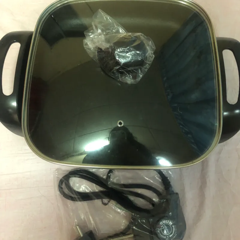 Sarten electrico con termostato