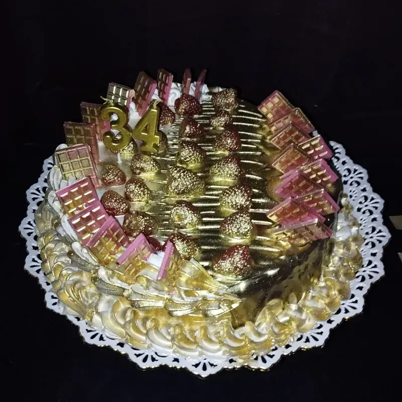 Cake chocolate y fresa