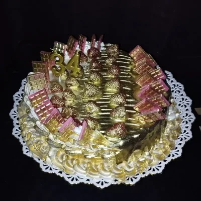 Cake chocolate y fresa