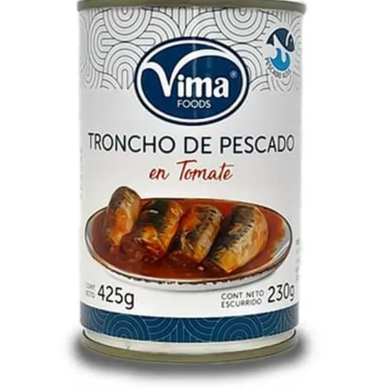 Tronche de pescado en puré