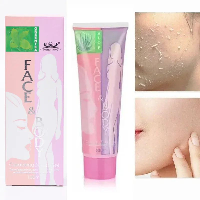 Gel exfoliante para cara y cuerpo