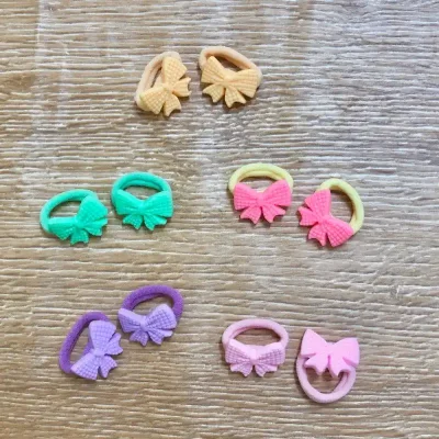 Set de 5 pares de felpas con lazos