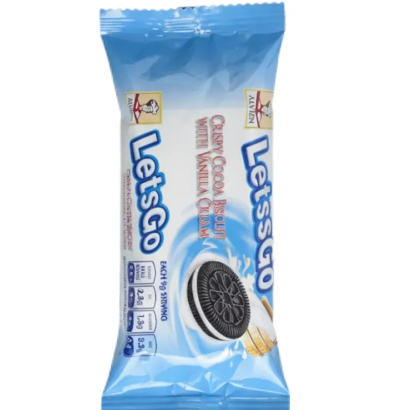 Galletas de Chocolate con Crema de Vainilla Letsgo