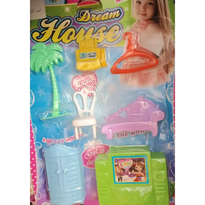 Pak de accesorios para casa de muñecas