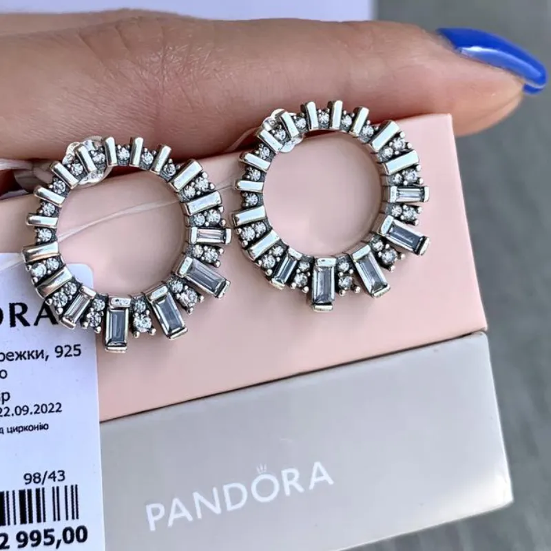 Aretes Pandora Alo en Pedrería