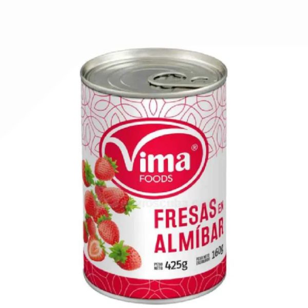 Fresas en almíbar