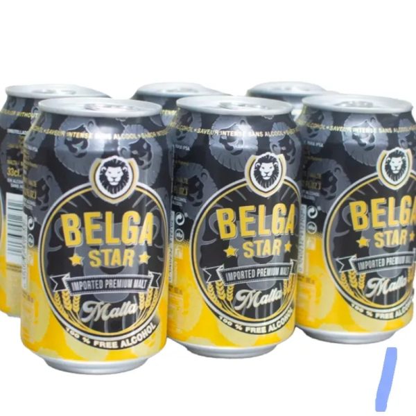 Pack de 6 Maltas Belga Star ( 330 ml)