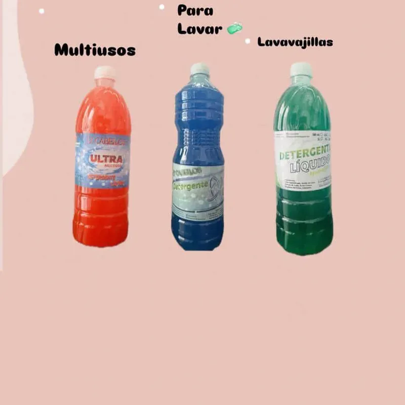 Detergente líquido combo de 3