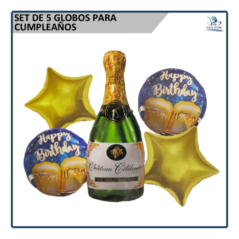 Set de Globos Botellas