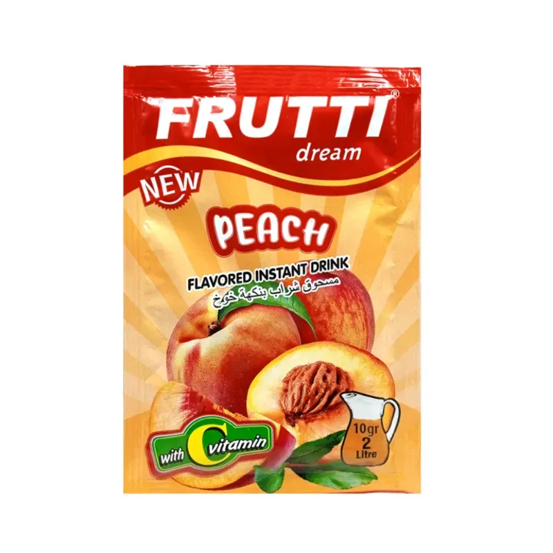 Refresco Frutti Dream Peach (Bebida instantánea con sabor a durazno