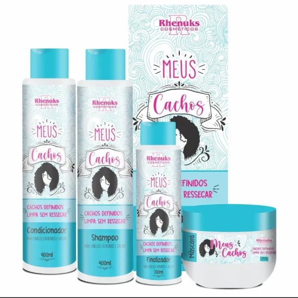 KIT PARA EL CABELLO MY CURLS  4 en 1