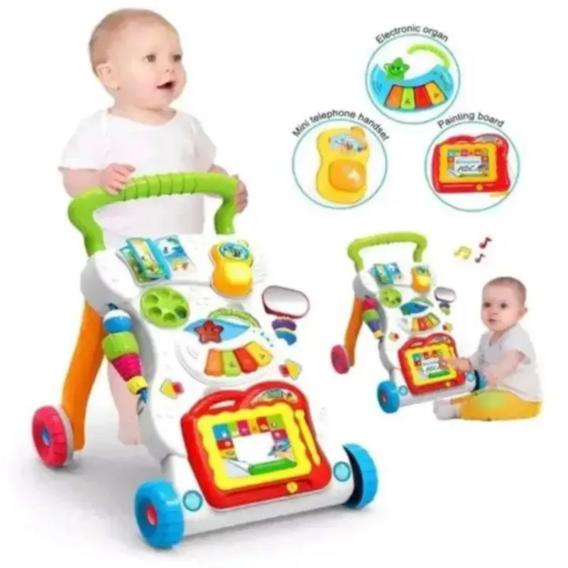 Andador Didáctico con Teléfono y Pizarra