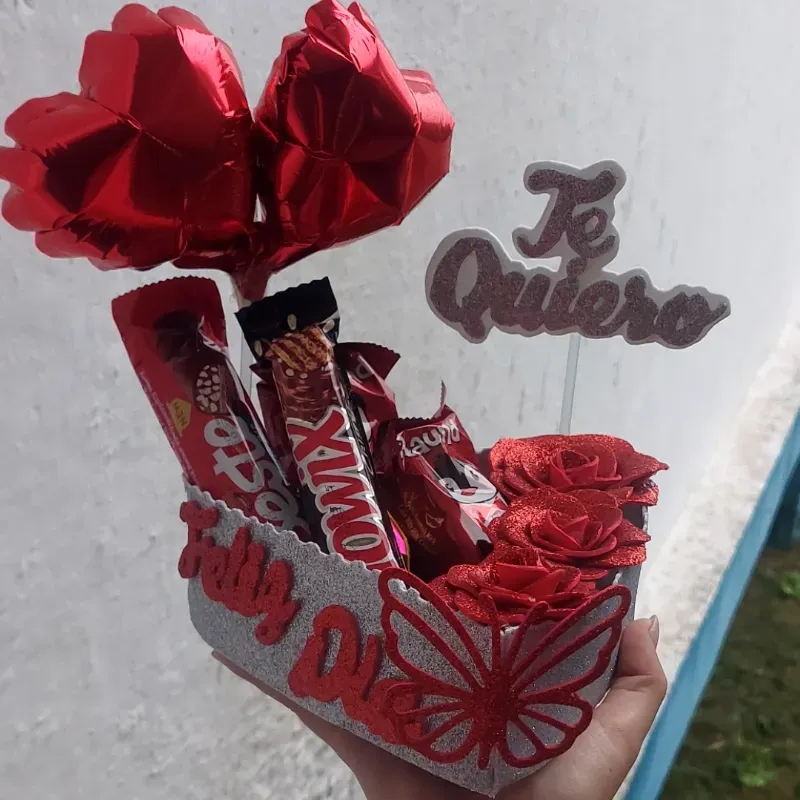 Regalo en forma de corazon