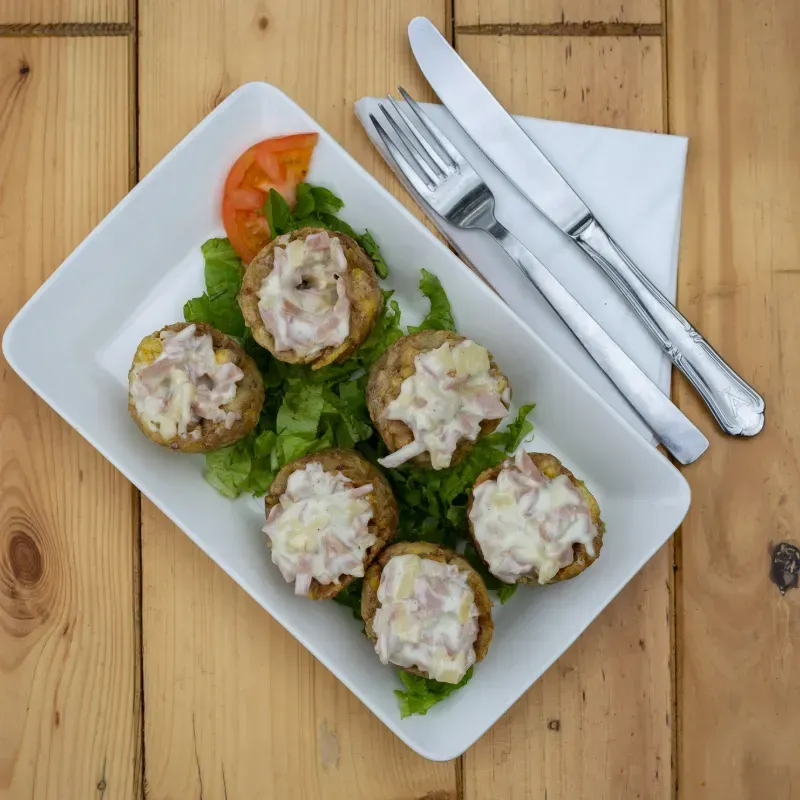 Tostones rellenos 6 unidades