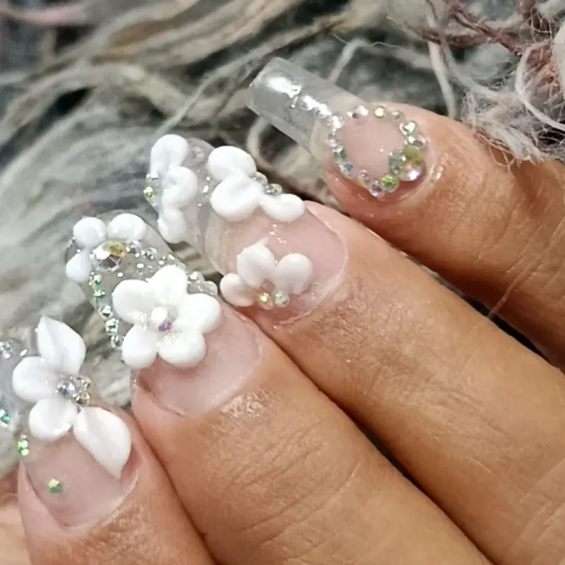 Diseño de uñas largas