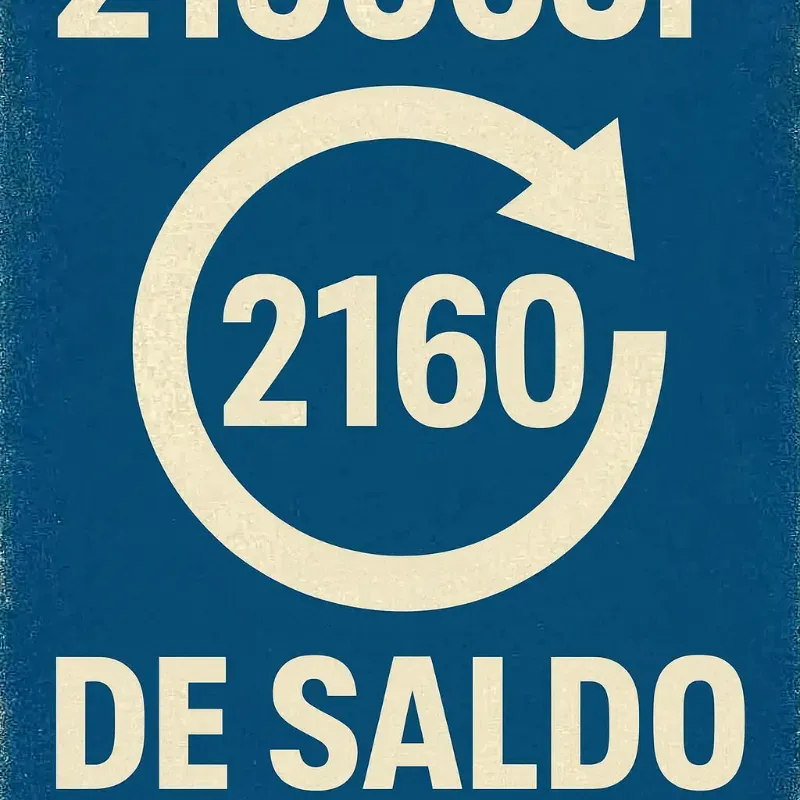 Paquete de 2160 CUP de saldo móvil