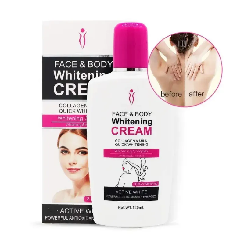 CREMA BLANQUEADORA FACIAL Y CORPORAL 120ml