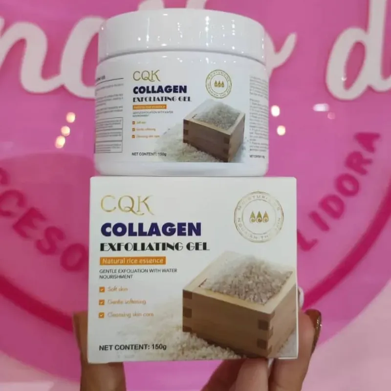 ‼️Gel exfoliante de arroz y colágeno CQK‼️