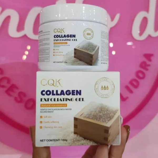 ‼️Gel exfoliante de arroz y colágeno CQK‼️