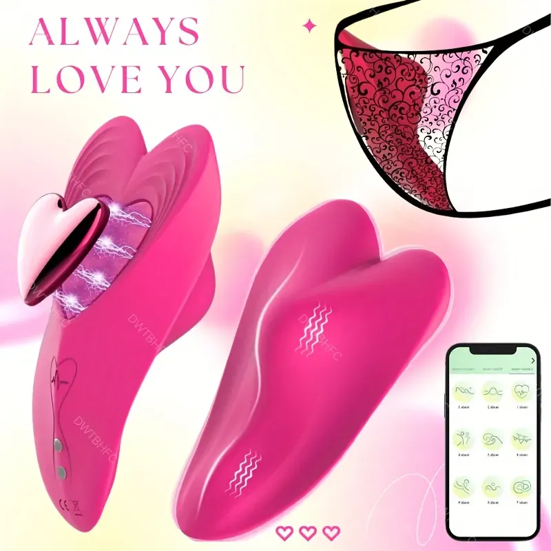  Mariposa Vibradora Controlable por el Móvil – Placer Inteligente y Discreto